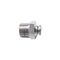 AIRCRAFT Metal Pu Fitting Straight 4mm X 1/4' M